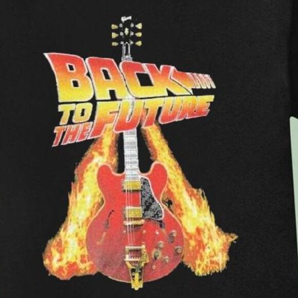 Gibson Back To The Future Guitar Shirt 134 - Picture 2 of 5